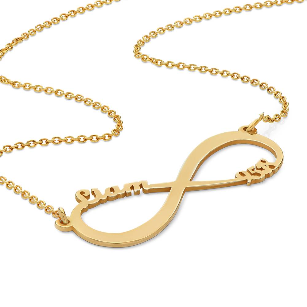 Infinity-Namenskette - 417er Gelbgold-5 Produktfoto
