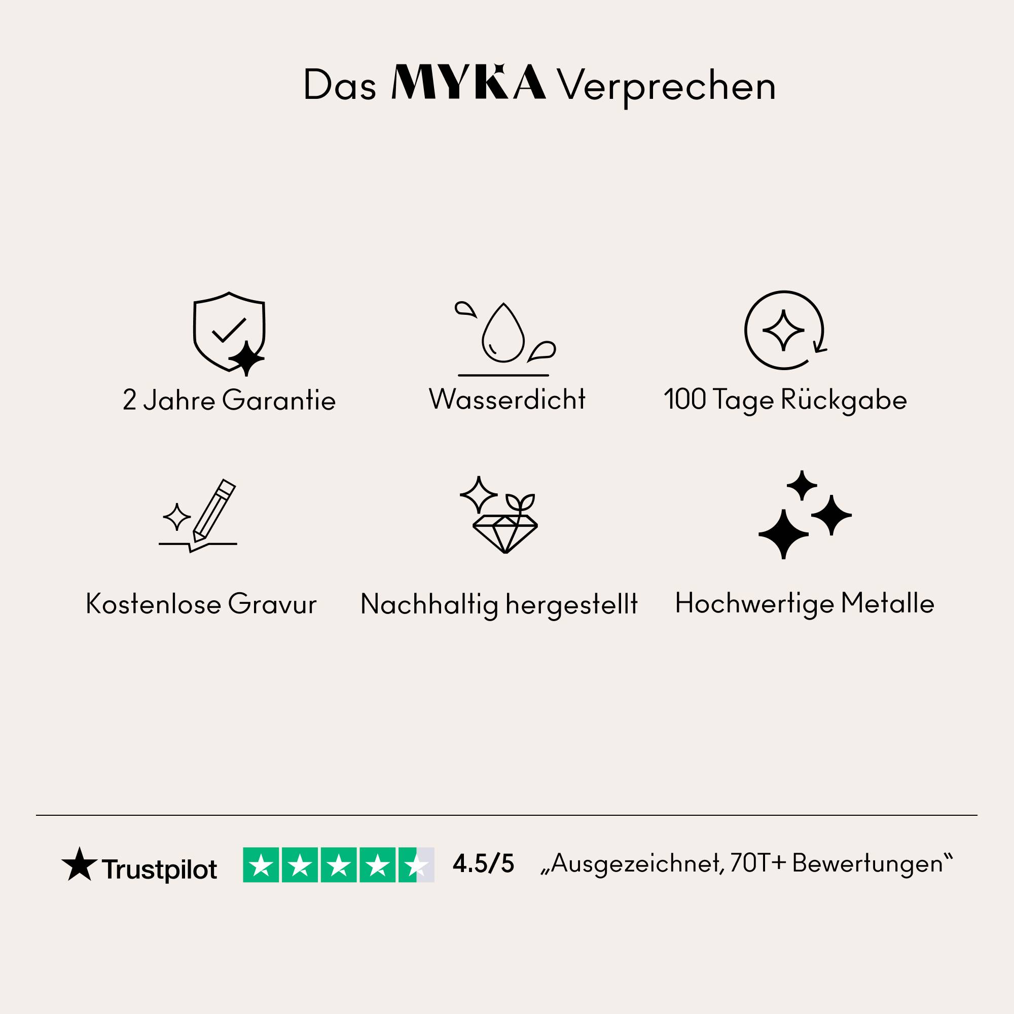 Arabische Namenskette mit mehreren Namen - Silber-6 Produktfoto