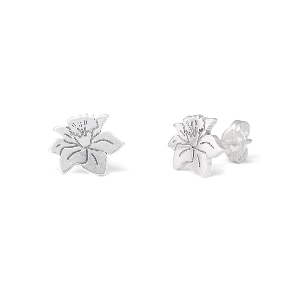 Blühende Geburtsblume Ohrstecker - 925er Sterlingsilber-4 Blühende Geburtsblume Ohrstecker - 925er Sterlingsilber-4 Produktfoto