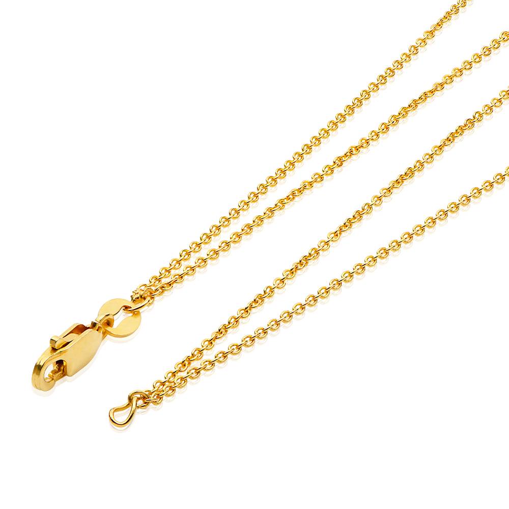 Bridget Evil Eye Lagenlook-Namenskette mit Edelstein - vergoldetes Sterlingsilber-5 Bridget Evil Eye Lagenlook-Namenskette mit Edelstein - vergoldetes Sterlingsilber-5 Produktfoto