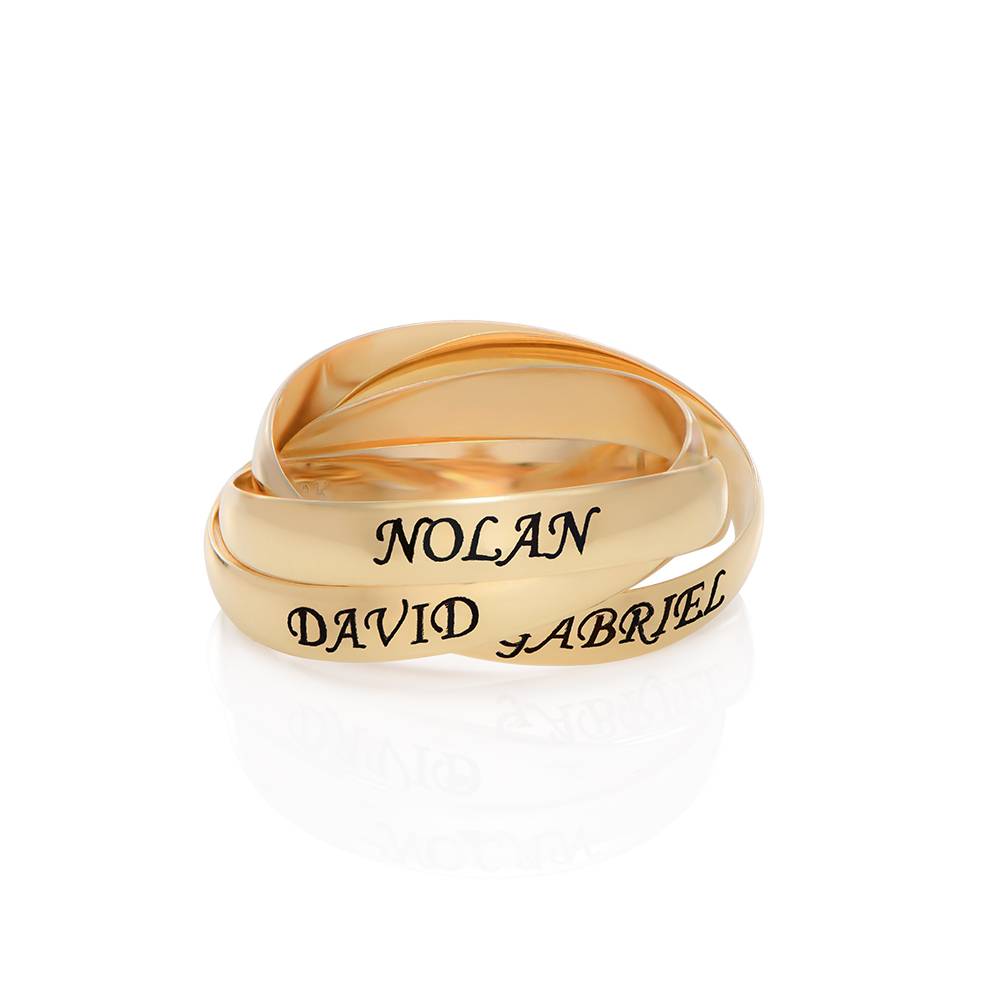 Charlize russischer Ring - 417er Gelbgold-1 Produktfoto