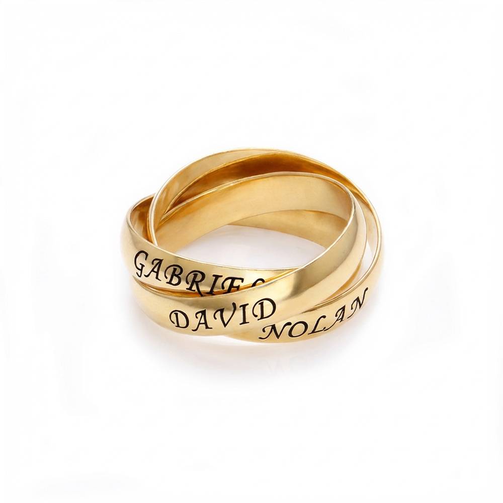 Charlize russischer Ring - Vergoldet-1 Produktfoto
