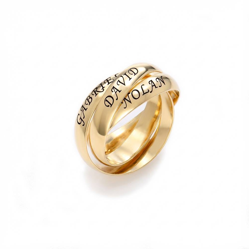 Charlize russischer Ring - Vergoldet-2 Produktfoto