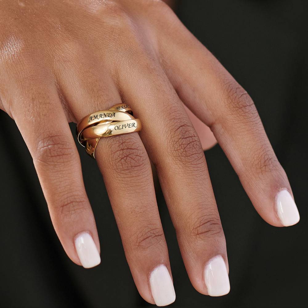 Charlize russischer Ring - Gold-Vermeil-2 Produktfoto