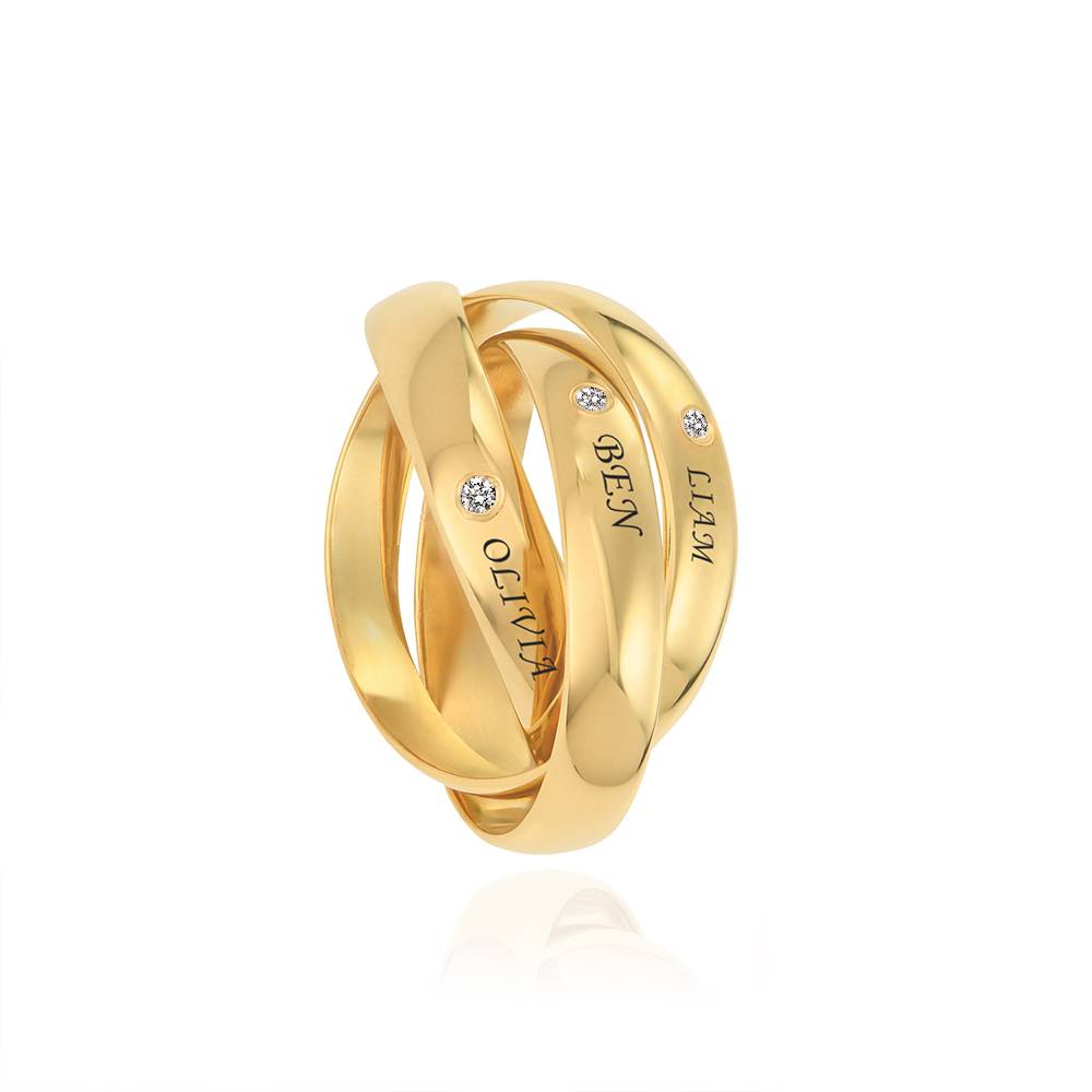 Charlize russischer Ring mit Diamanten - Gold-Vermeil-5 Charlize russischer Ring mit Diamanten - Gold-Vermeil-5 Produktfoto