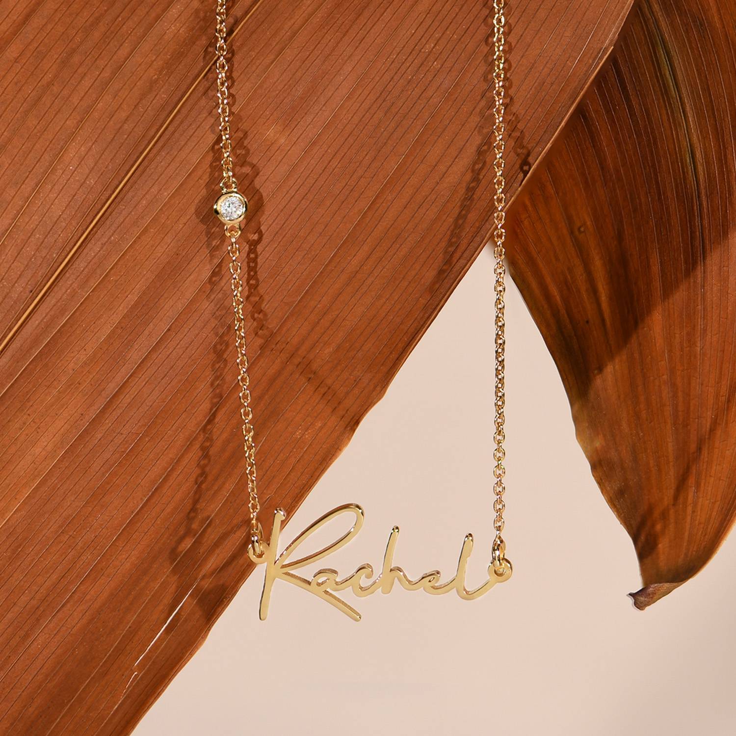 Paris Namenskette mit Diamant - Gold-Vermeil-2 Paris Namenskette mit Diamant - Gold-Vermeil-2 Produktfoto