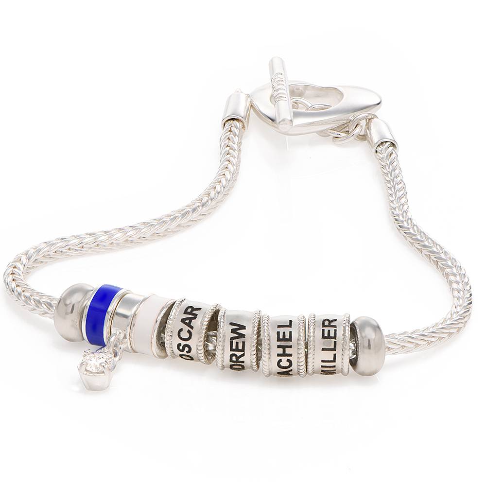 Farbiger Emaille-Bead - 925er Sterlingsilber-2 Farbiger Emaille-Bead - 925er Sterlingsilber-2 Produktfoto