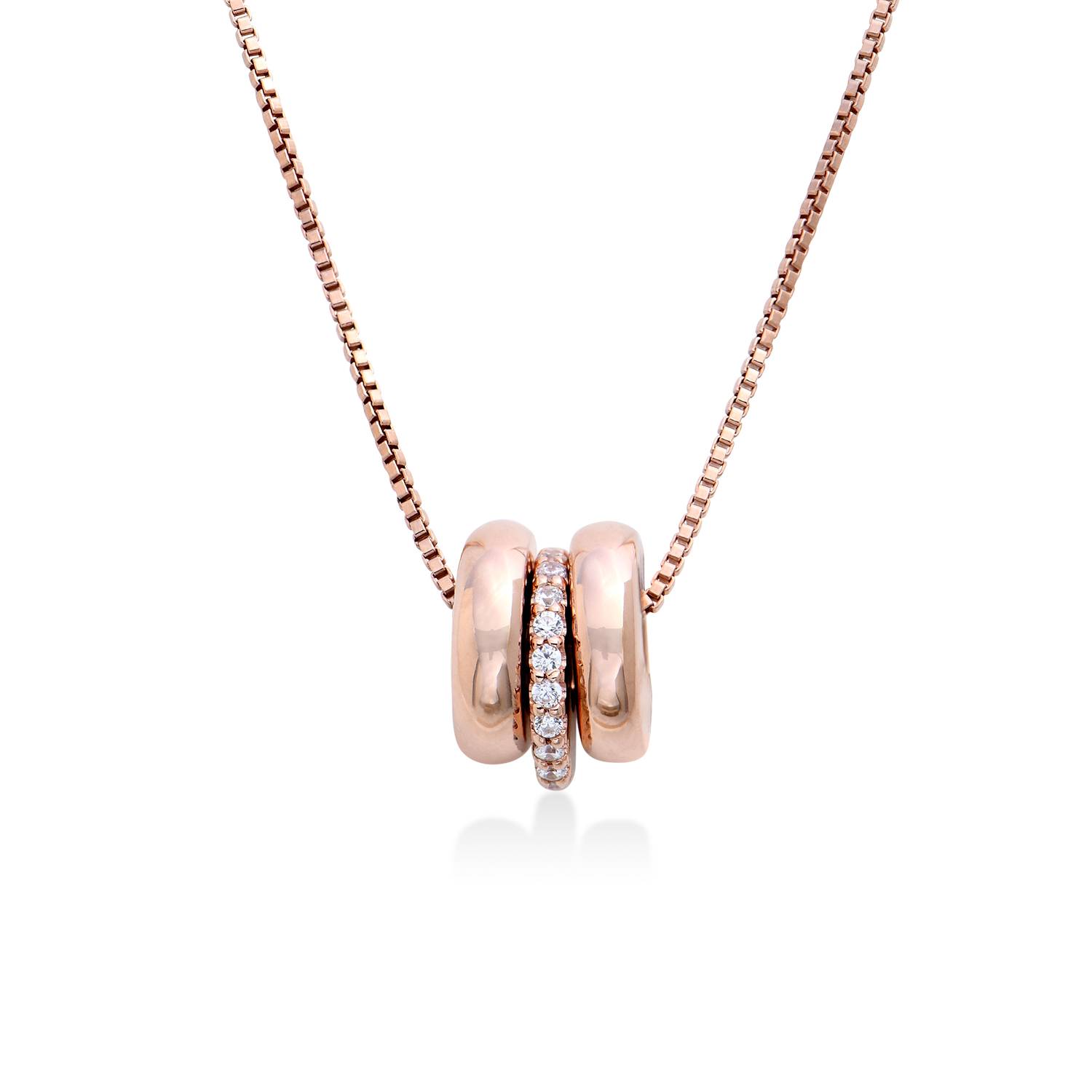 Gravierbarer Bead für Candy Beadkette - rosévergoldetes Sterlingsilber-2 Gravierbarer Bead für Candy Beadkette - rosévergoldetes Sterlingsilber-2 Produktfoto