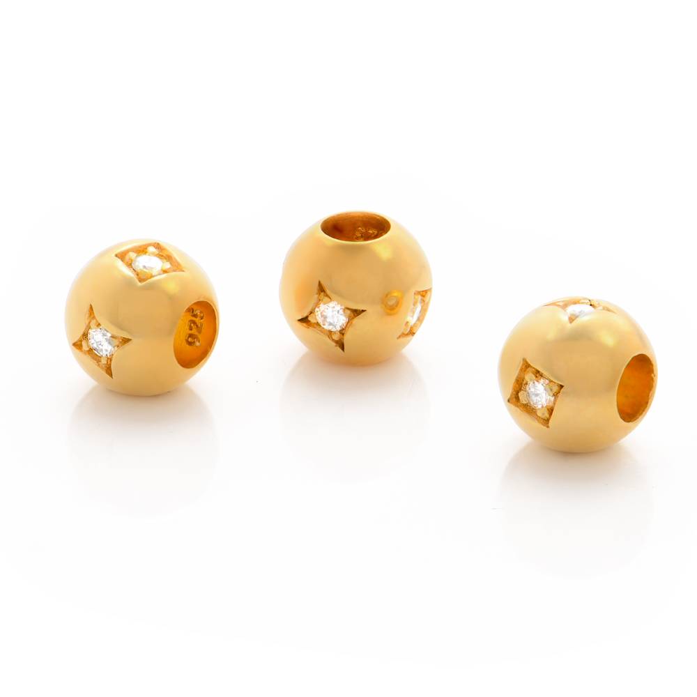 0,08 ct Balance Diamant-Bead - Gold-Vermeil-1 0,08 ct Balance Diamant-Bead - Gold-Vermeil-1 Produktfoto