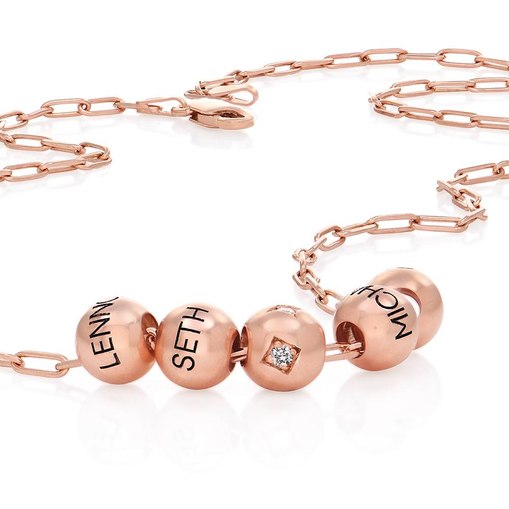 0,08 ct Balance Diamant-Bead - Rosévergoldet-2 Produktfoto