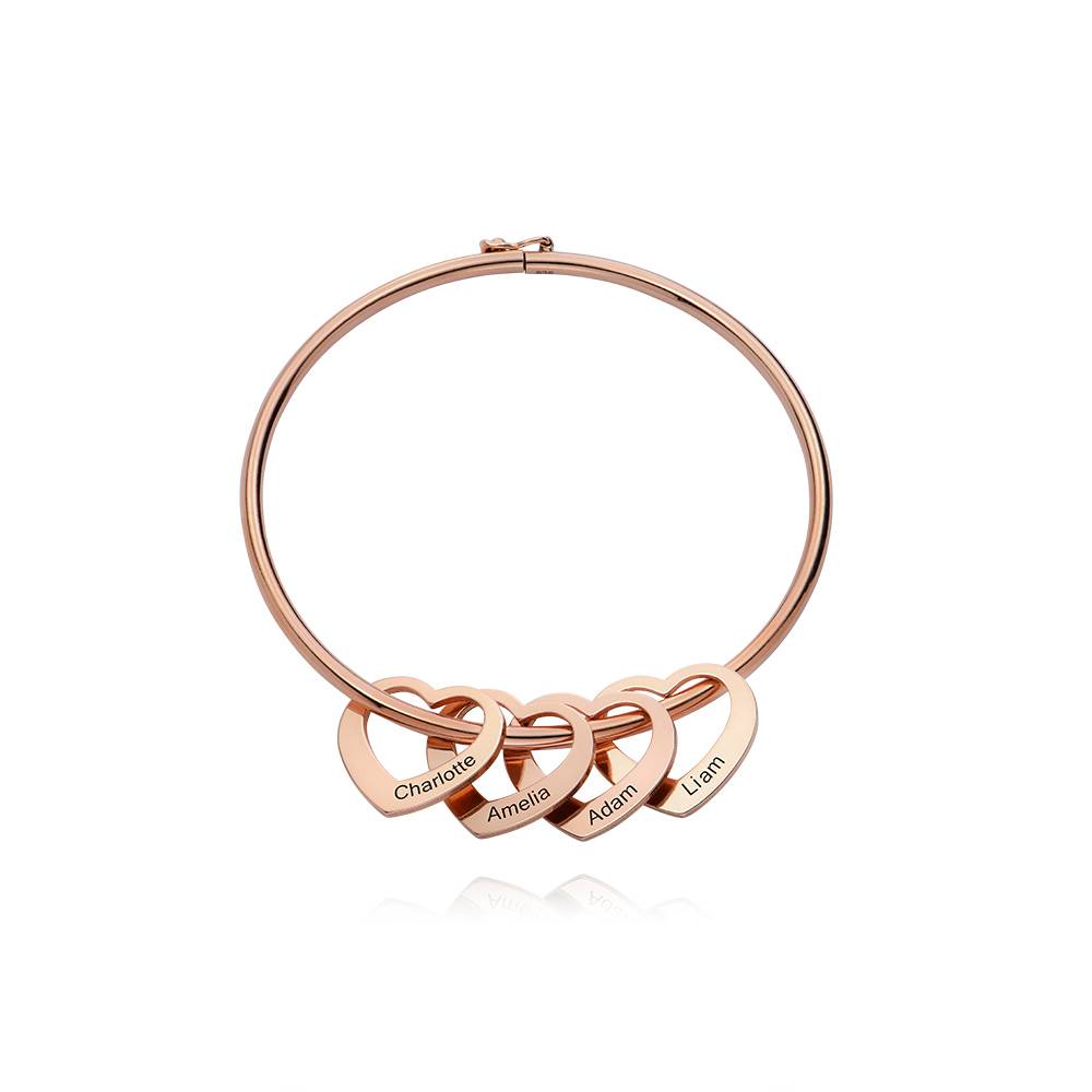 Gravierter Herz-Charm für Chelsea Armreif - - Rosévergoldet-2 Gravierter Herz-Charm für Chelsea Armreif - - Rosévergoldet-2 Produktfoto