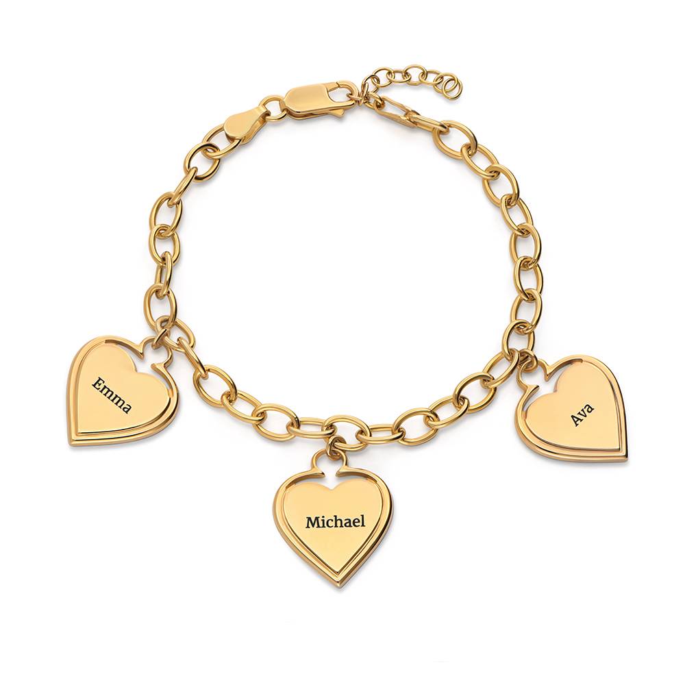 Von Herz zu Herz – Gravurarmband - Vergoldet-3 Produktfoto