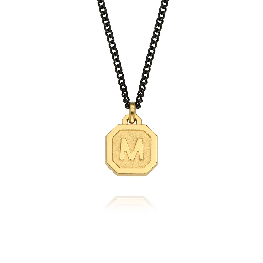Heritage Initial Halskette für Männer - Gold-Vermeil-1 Produktfoto