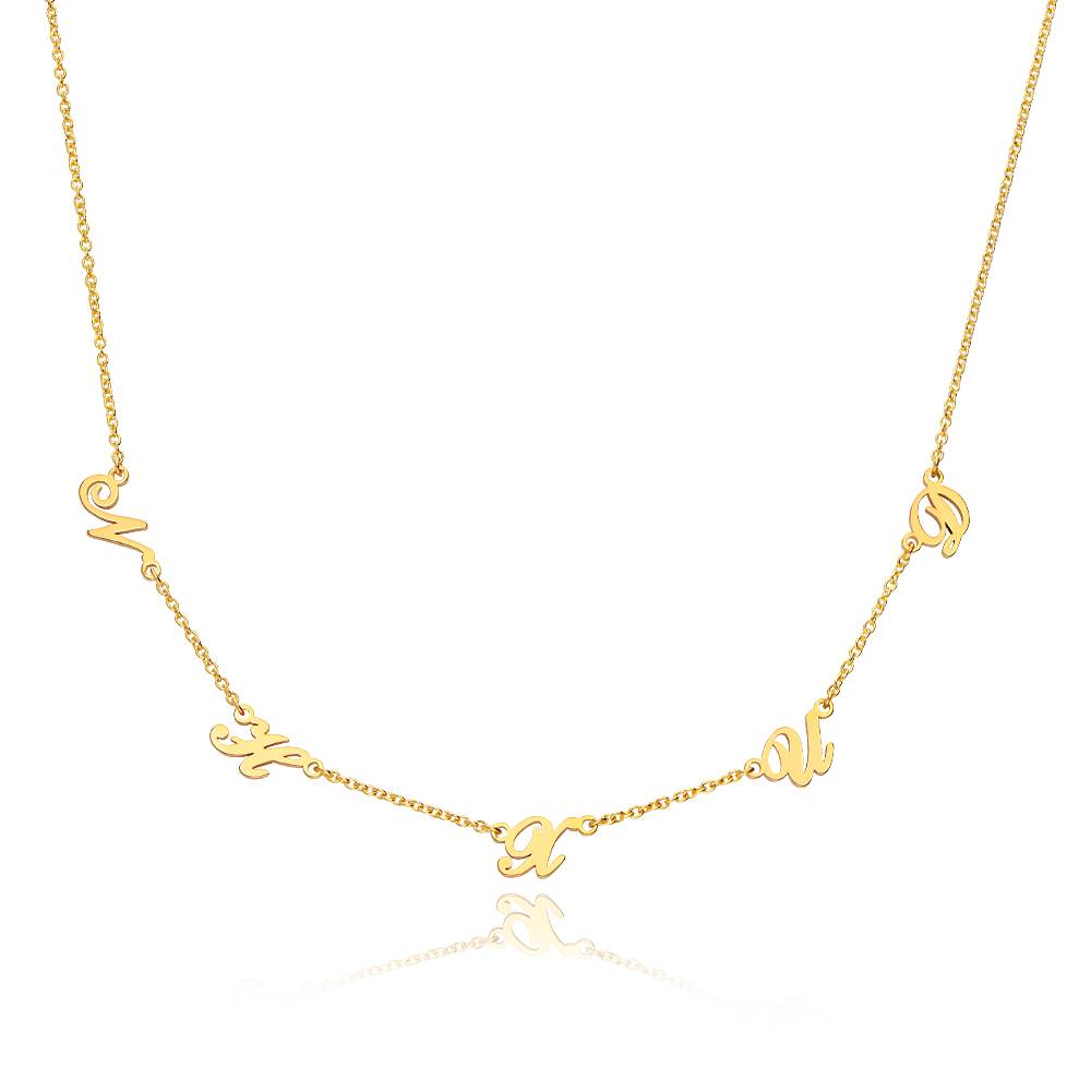 Heritage Halskette mit Buchstaben - Gold-Vermeil-1 Produktfoto