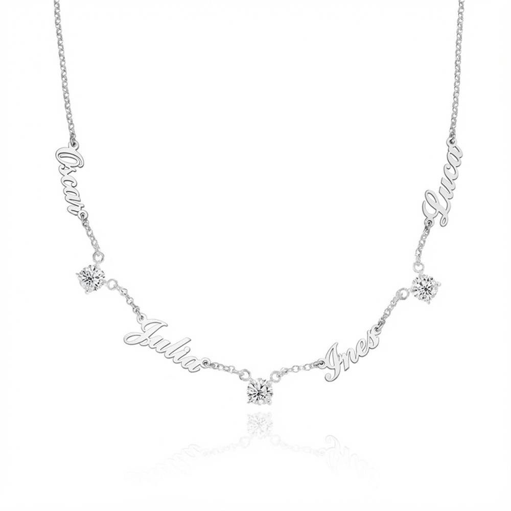 Heritage Halskette mit mehreren Namen und 0,30 ct Diamanten - Vergoldet-1 Heritage Halskette mit mehreren Namen und 0,30 ct Diamanten - Vergoldet-1 Produktfoto