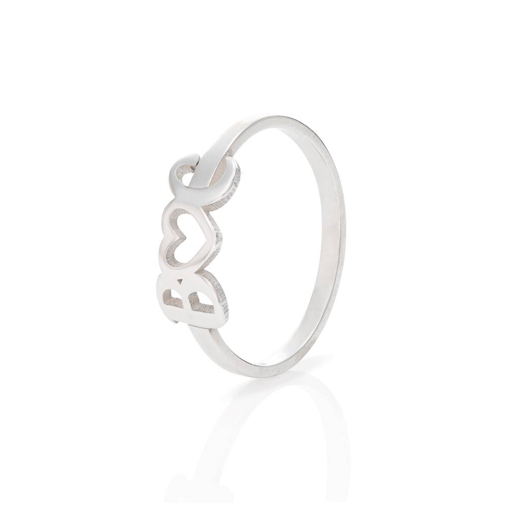 Ich Liebe Dich Buchstabenring - 925er Sterlingsilber-4 Ich Liebe Dich Buchstabenring - 925er Sterlingsilber-4 Produktfoto