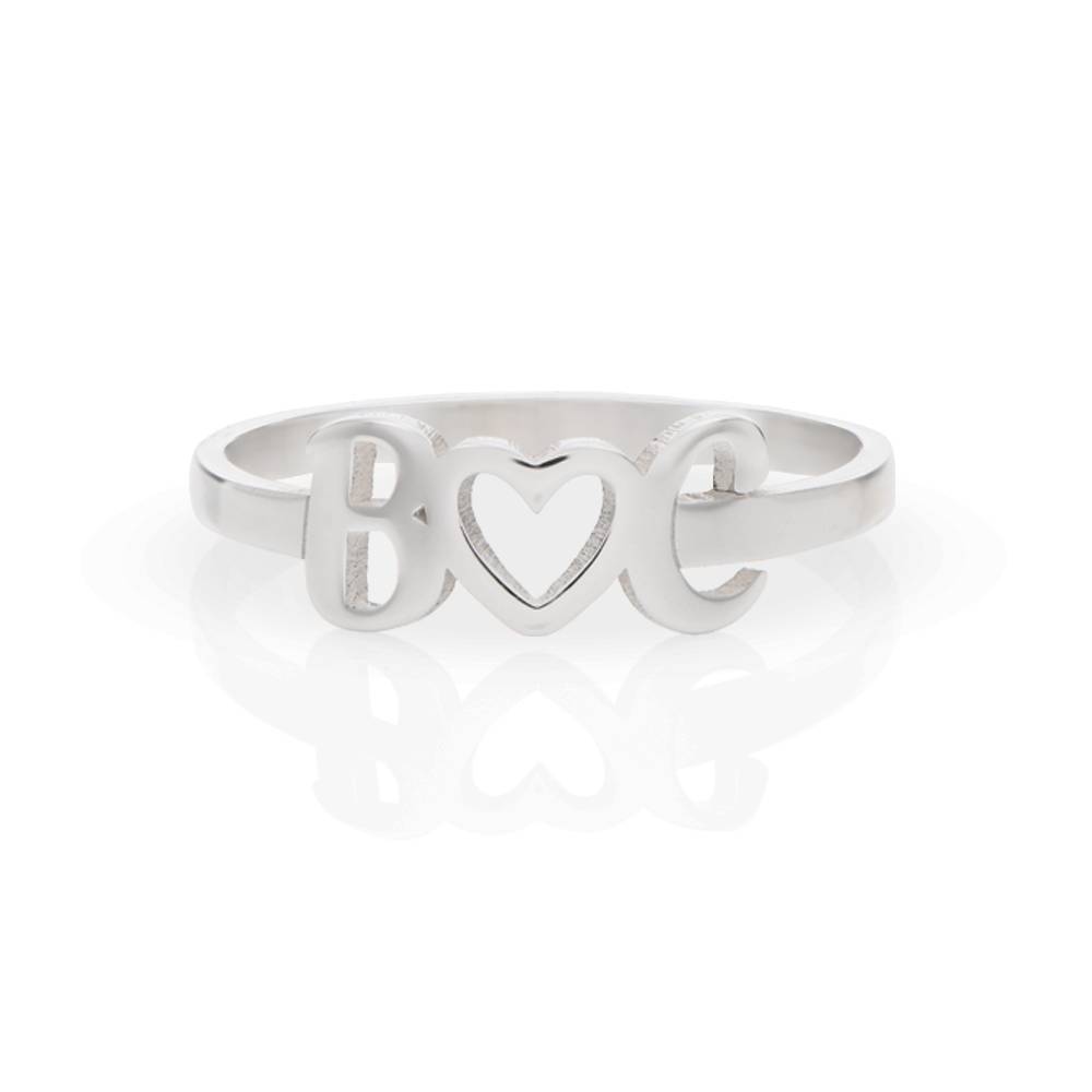 Ich Liebe Dich Buchstabenring - 925er Sterlingsilber-2 Ich Liebe Dich Buchstabenring - 925er Sterlingsilber-2 Produktfoto