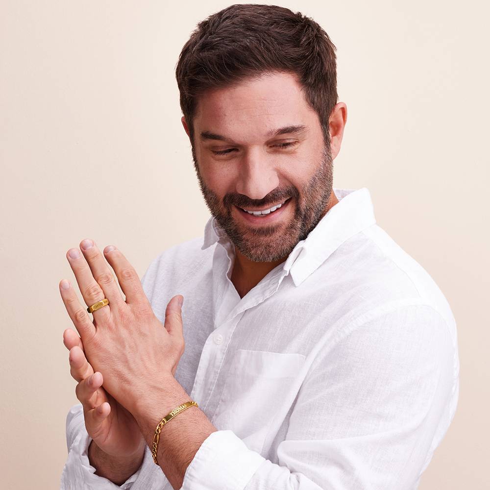 Amigo Herrenarmband - Vergoldet-5 Produktfoto
