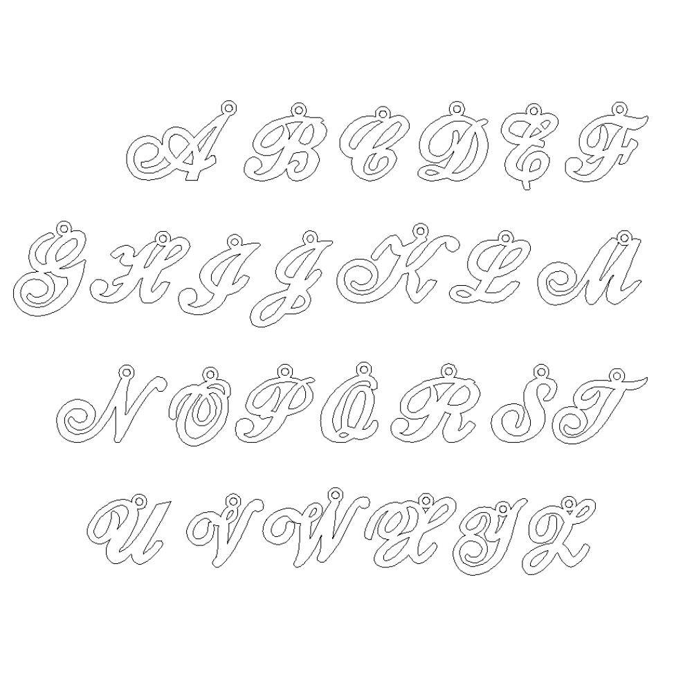 Kette mit Buchstabe - vergoldetes Sterlingsilber-1 Kette mit Buchstabe - vergoldetes Sterlingsilber-1 Produktfoto