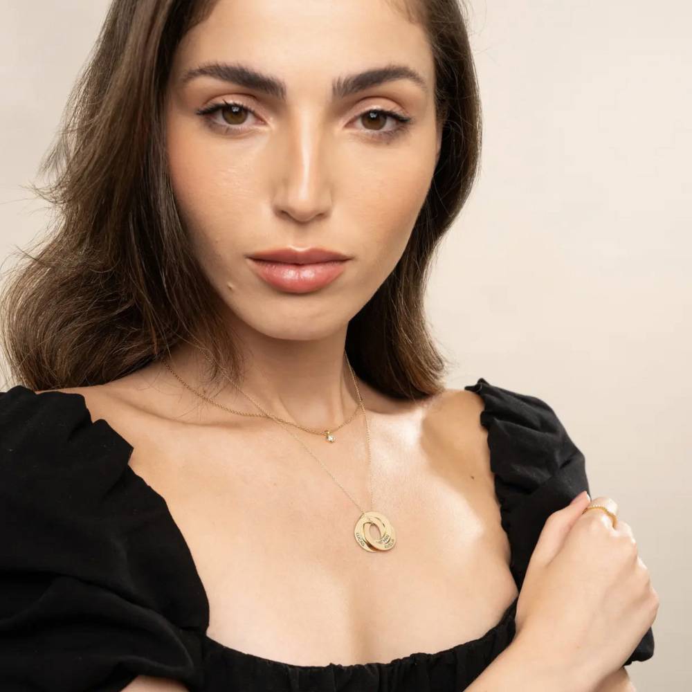 Last-Minute-Weihnachtspaket "Russische Ring-Halskette mit 3 Ringen in 585er Gold"-4 Produktfoto