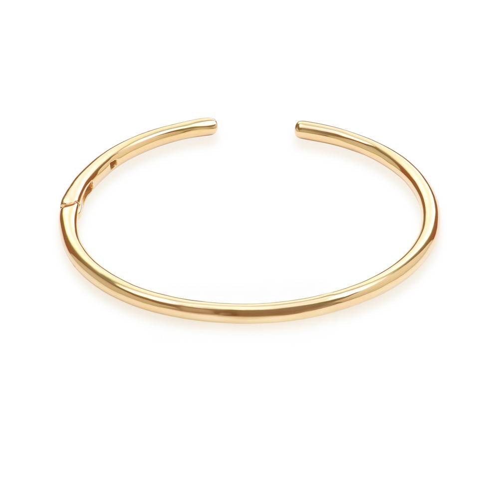 Linda Kreisanhänger-Armreif ohne Personalisierung - vergoldetes Sterlingsilber-1 Linda Kreisanhänger-Armreif ohne Personalisierung - vergoldetes Sterlingsilber-1 Produktfoto