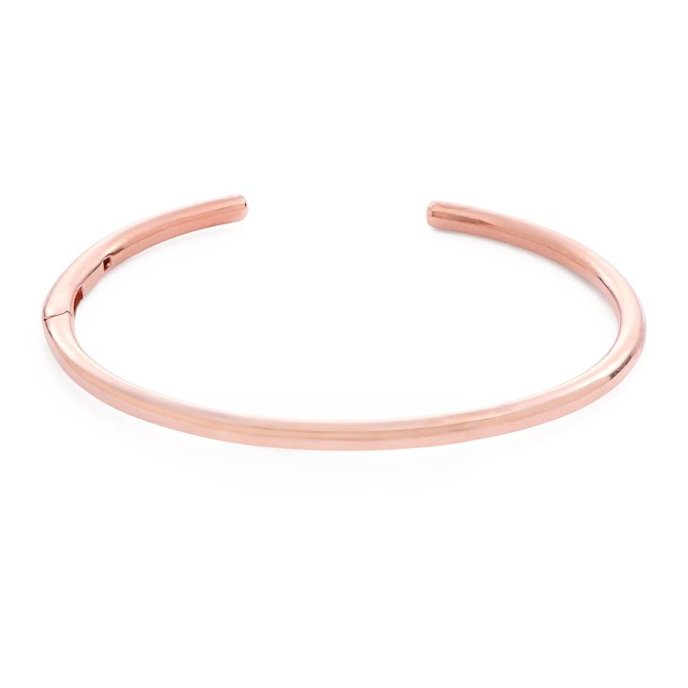 Linda Kreisanhänger-Armreif ohne Personalisierung - rosévergoldetes Sterlingsilber-1 Linda Kreisanhänger-Armreif ohne Personalisierung - rosévergoldetes Sterlingsilber-1 Produktfoto