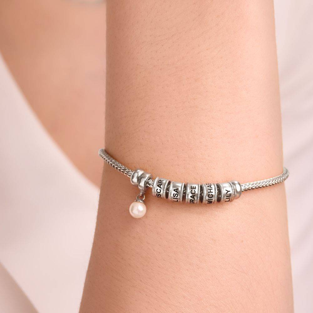Linda Beads-Armband mit Perle - 925er Sterlingsilber-4 Produktfoto