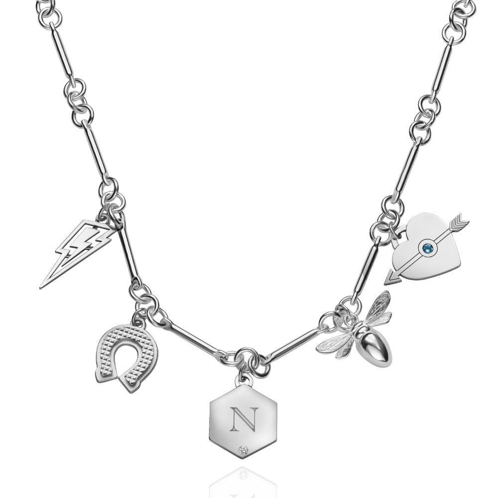Kette Glücksamulette - Silber-1 Produktfoto