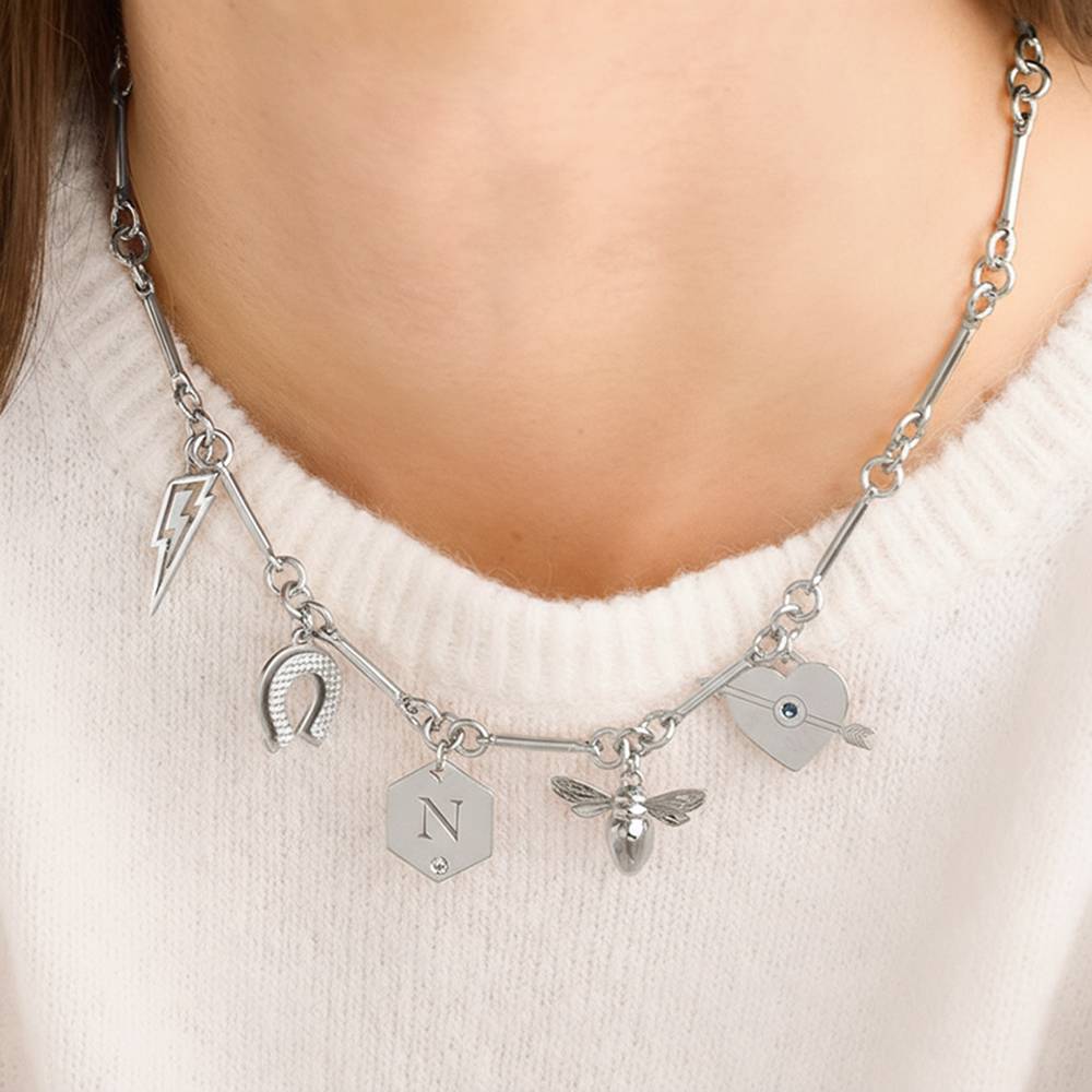 Kette Glücksamulette - Silber-2 Produktfoto