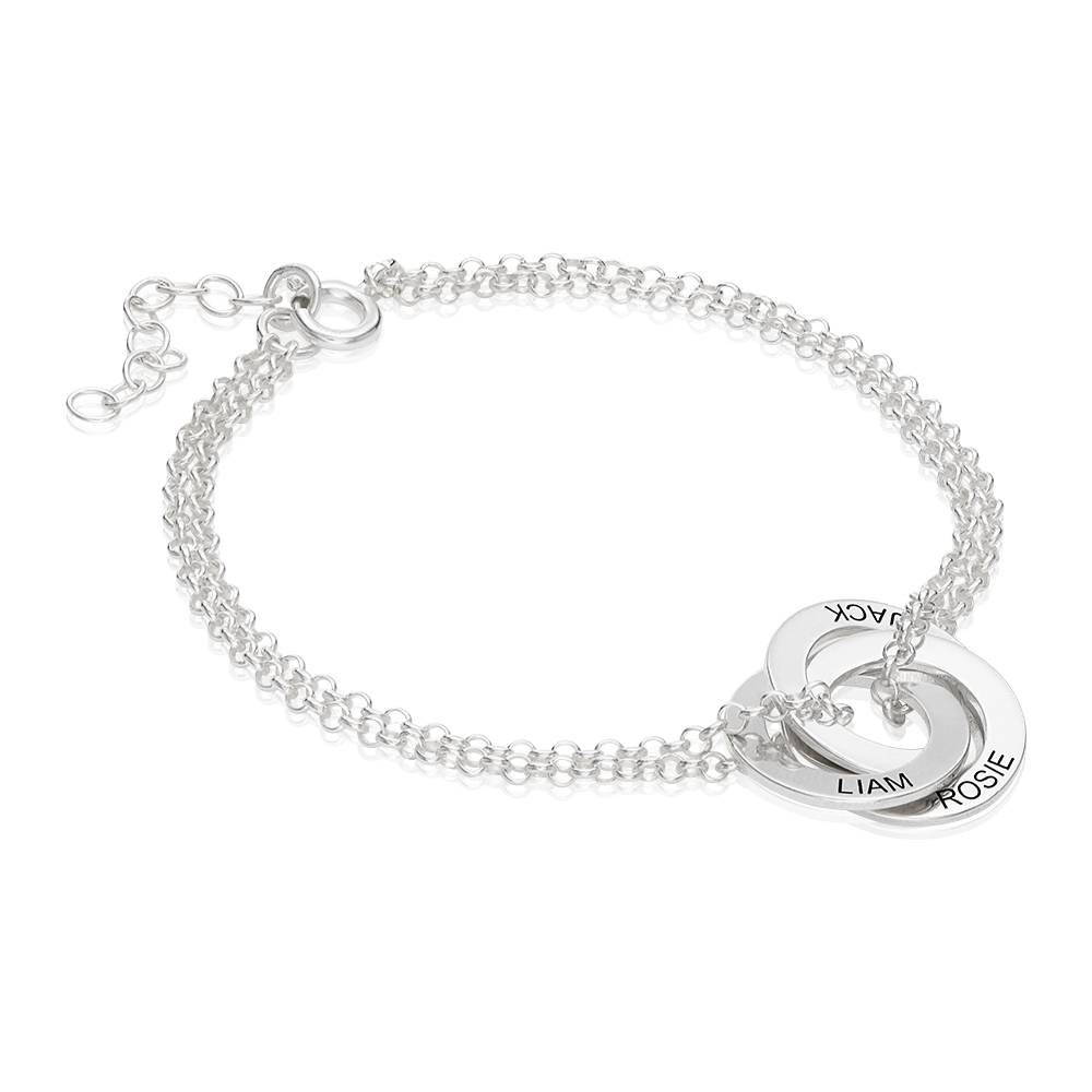Lucy russisches Ring-Armband - 925er Sterlingsilber-2 Produktfoto