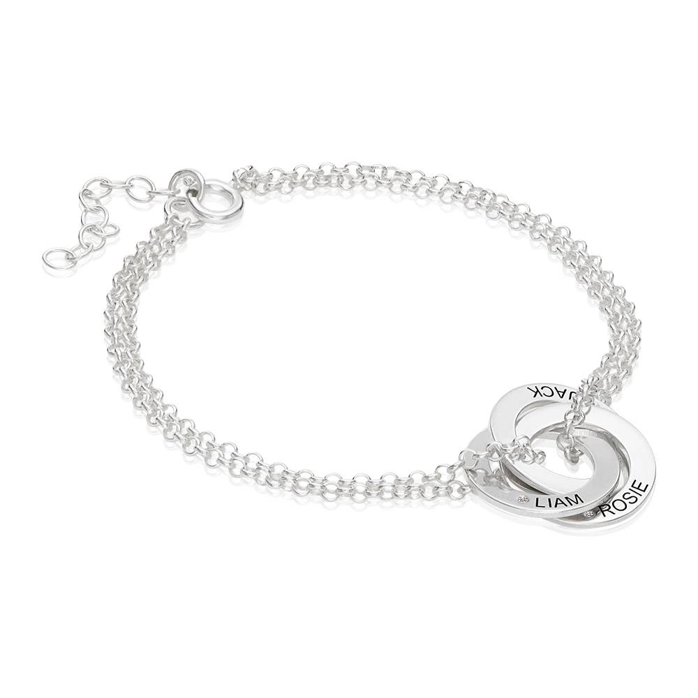 Lucy russisches Ring-Armband mit Diamanten - 925er Sterlingsilber-5 Produktfoto