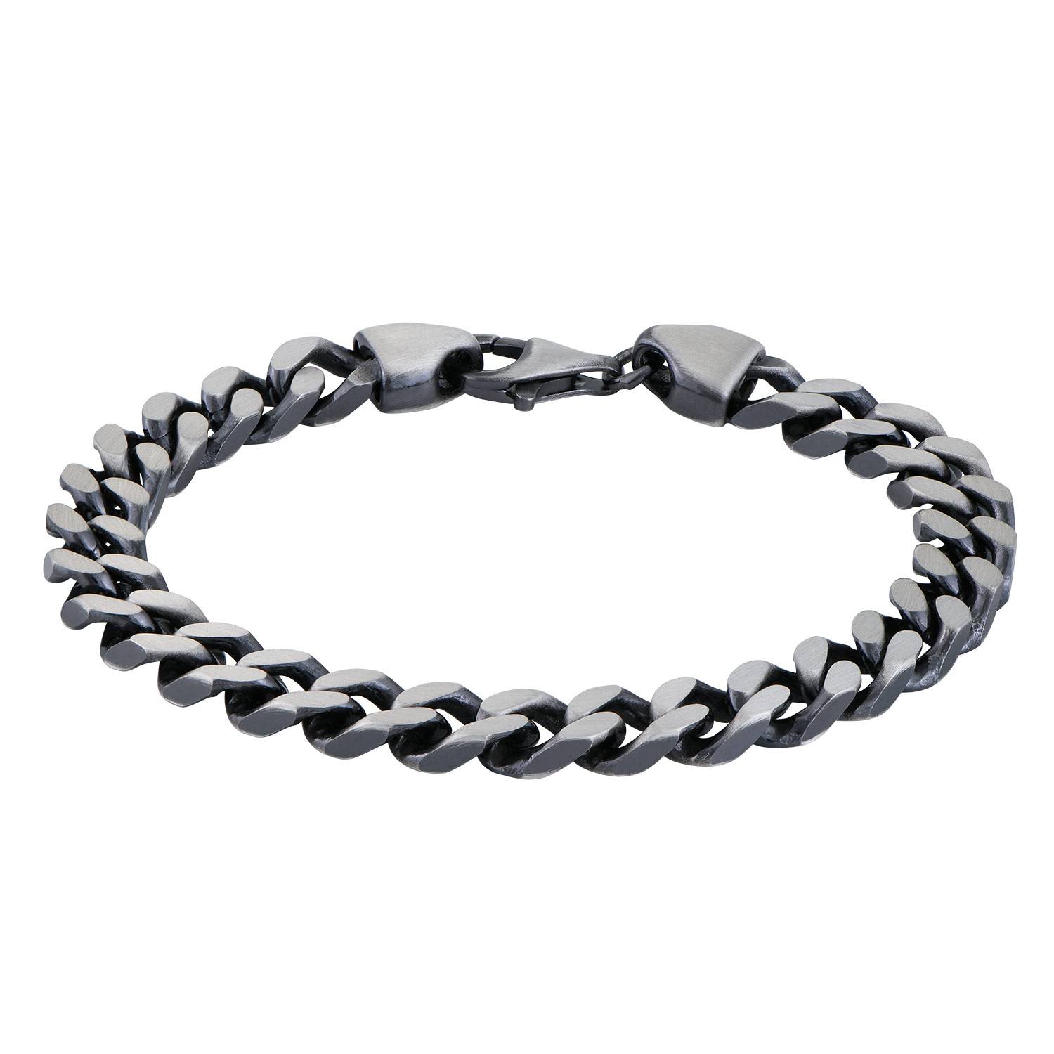 Panzerkettenarmband für Männer - 925er Sterlingsilber-2 Produktfoto