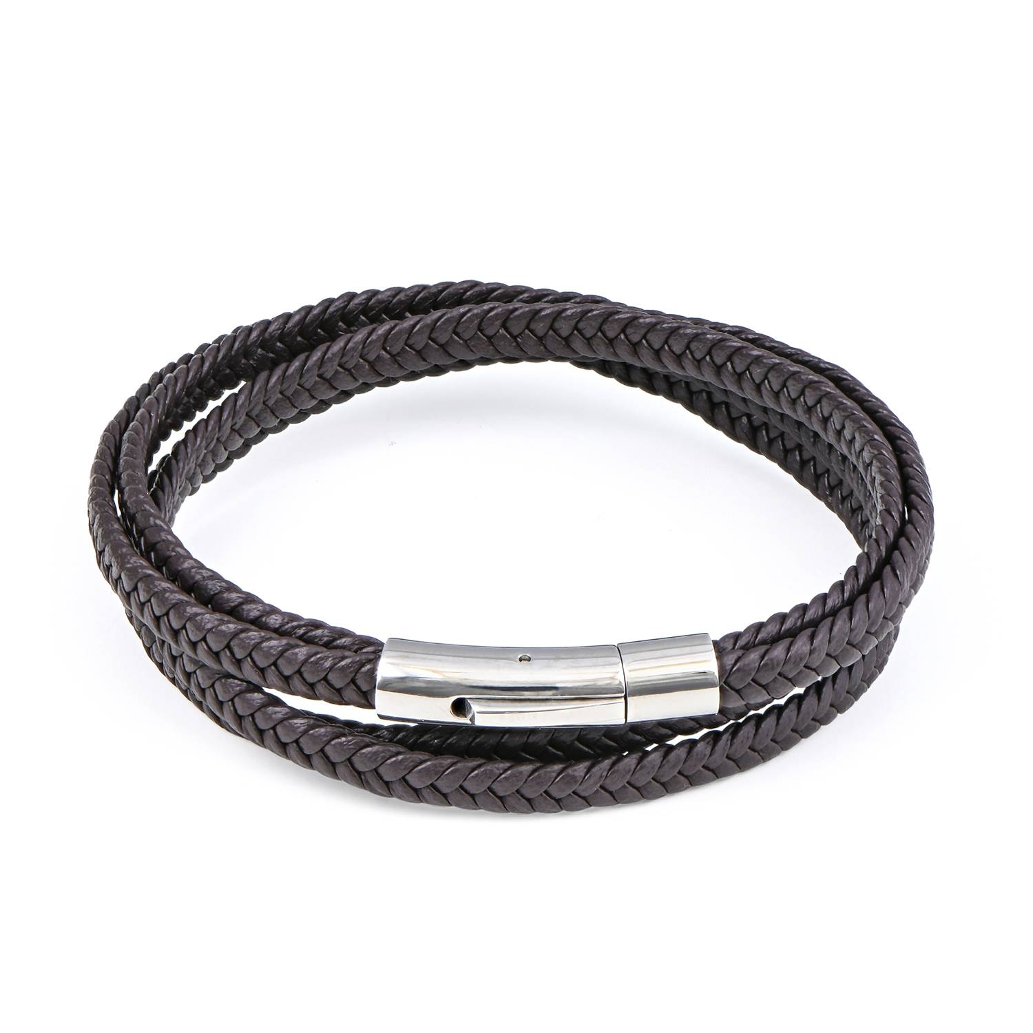 Braunes Super Fiber Wickelarmband für Männer-1 Braunes Super Fiber Wickelarmband für Männer-1 Produktfoto