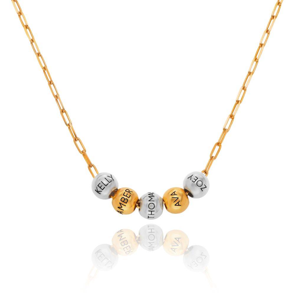 Balance vergoldete Gliederkette mit gemischten Beads-5 Produktfoto