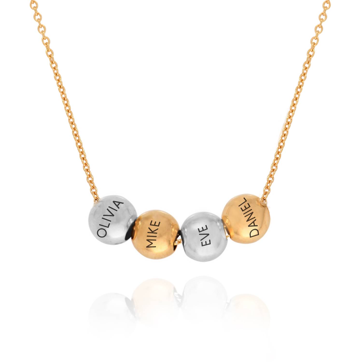 Balance vergoldete Kette mit gemischten Beads-1 Produktfoto