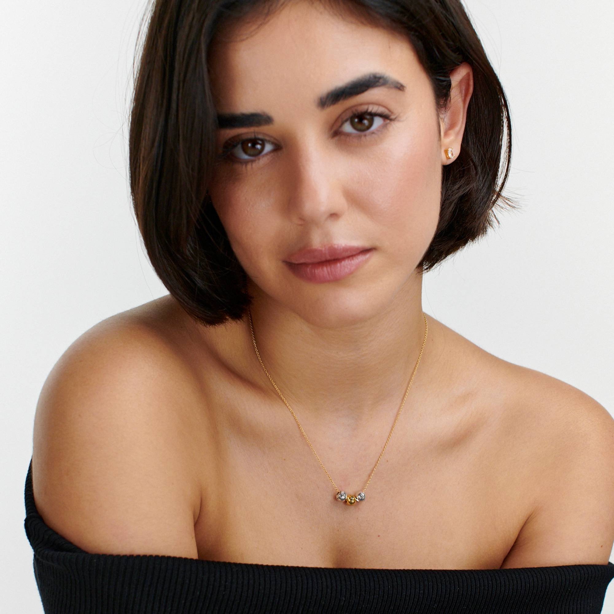 Balance vergoldete Kette mit gemischten Beads-3 Produktfoto