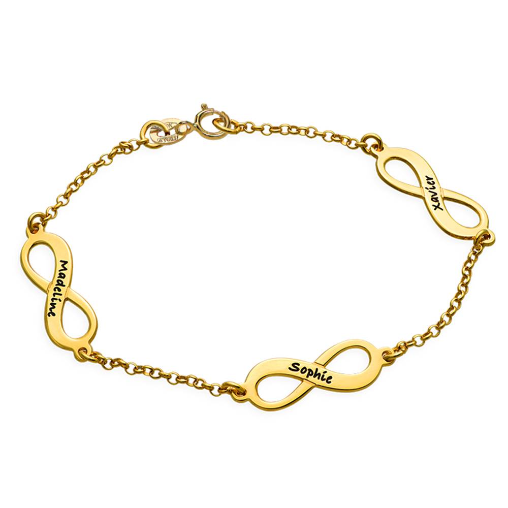 Multiples Infinity-Armband - Vergoldet-3 Multiples Infinity-Armband - Vergoldet-3 Produktfoto