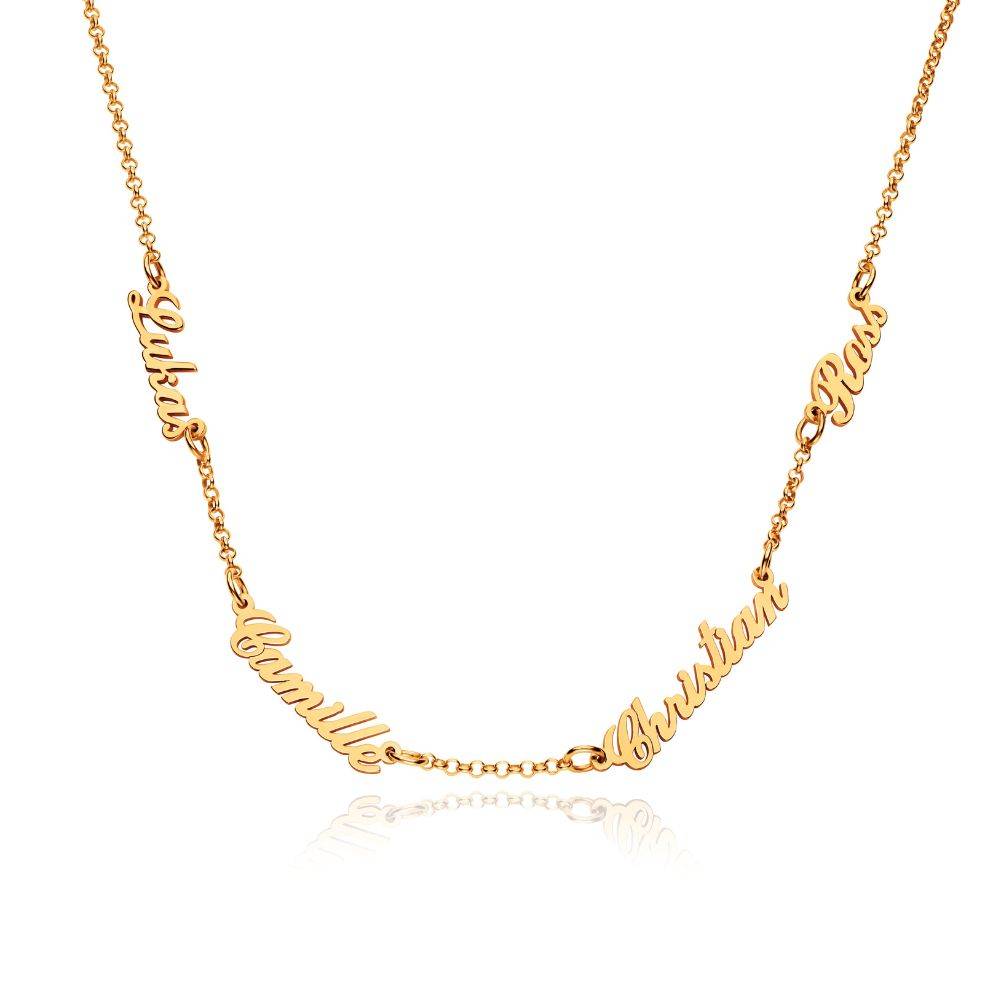 Heritage Halskette mit mehreren Namen - Gold-Vermeil-1 Produktfoto