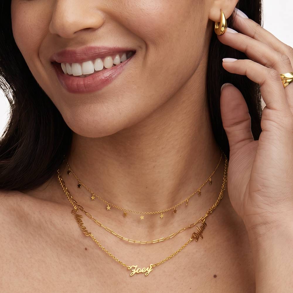 Heritage Halskette mit mehreren Namen - Gold-Vermeil-3 Produktfoto