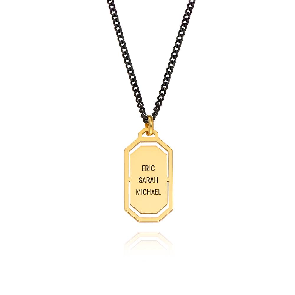 Oliver Army Tag Halskette - Gold-Vermeil-1 Produktfoto