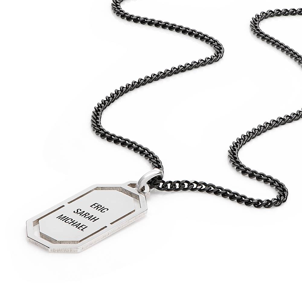 Oliver Army Tag Halskette - 925er Sterlingsilber-3 Produktfoto