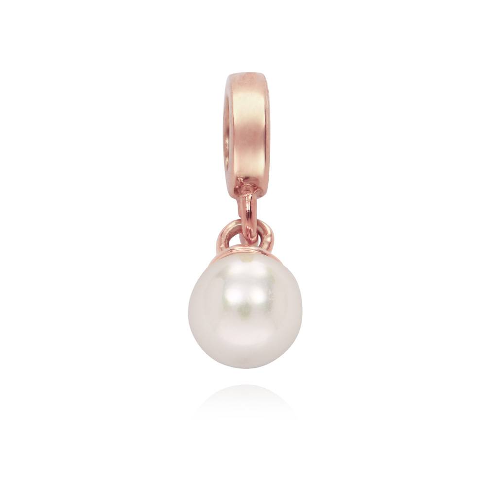 Perlen-Charm - rosévergoldetes Sterlingsilber-1 Perlen-Charm - rosévergoldetes Sterlingsilber-1 Produktfoto