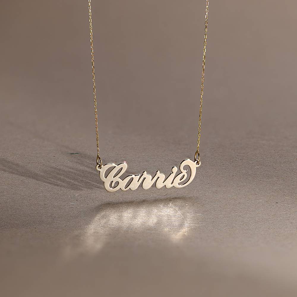 Carrie Namenskette - 585er Gelbgold-3 Produktfoto