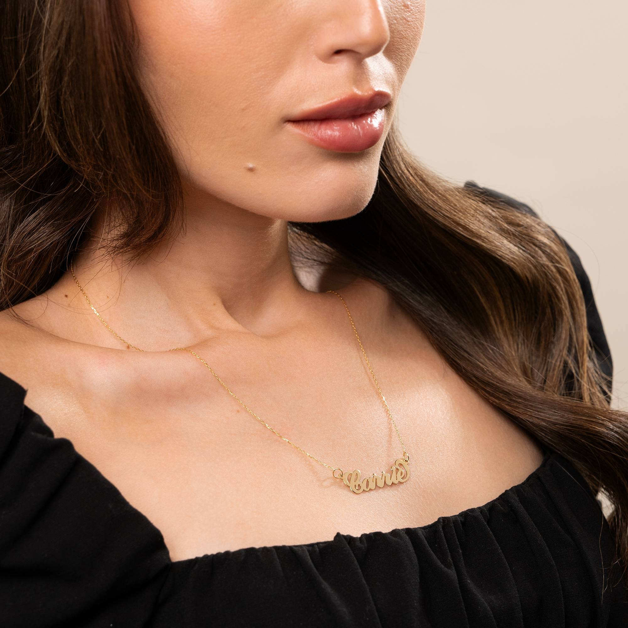 Carrie Namenskette - 585er Gelbgold-1 Produktfoto