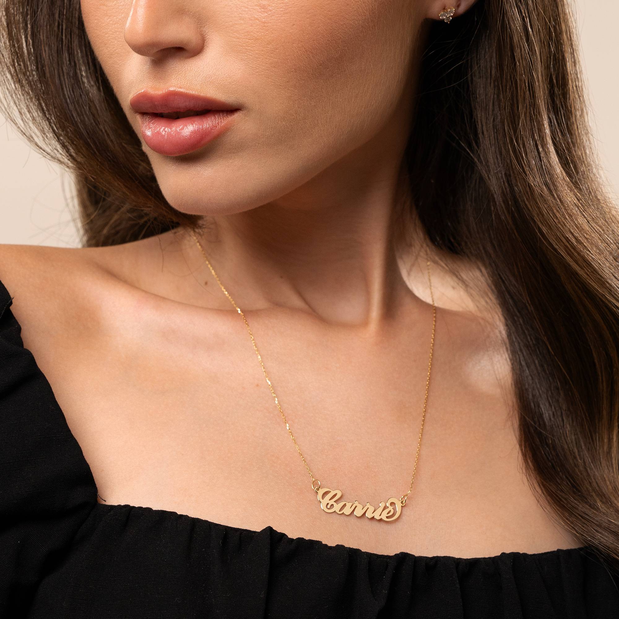 Carrie Namenskette - 585er Gelbgold-6 Produktfoto