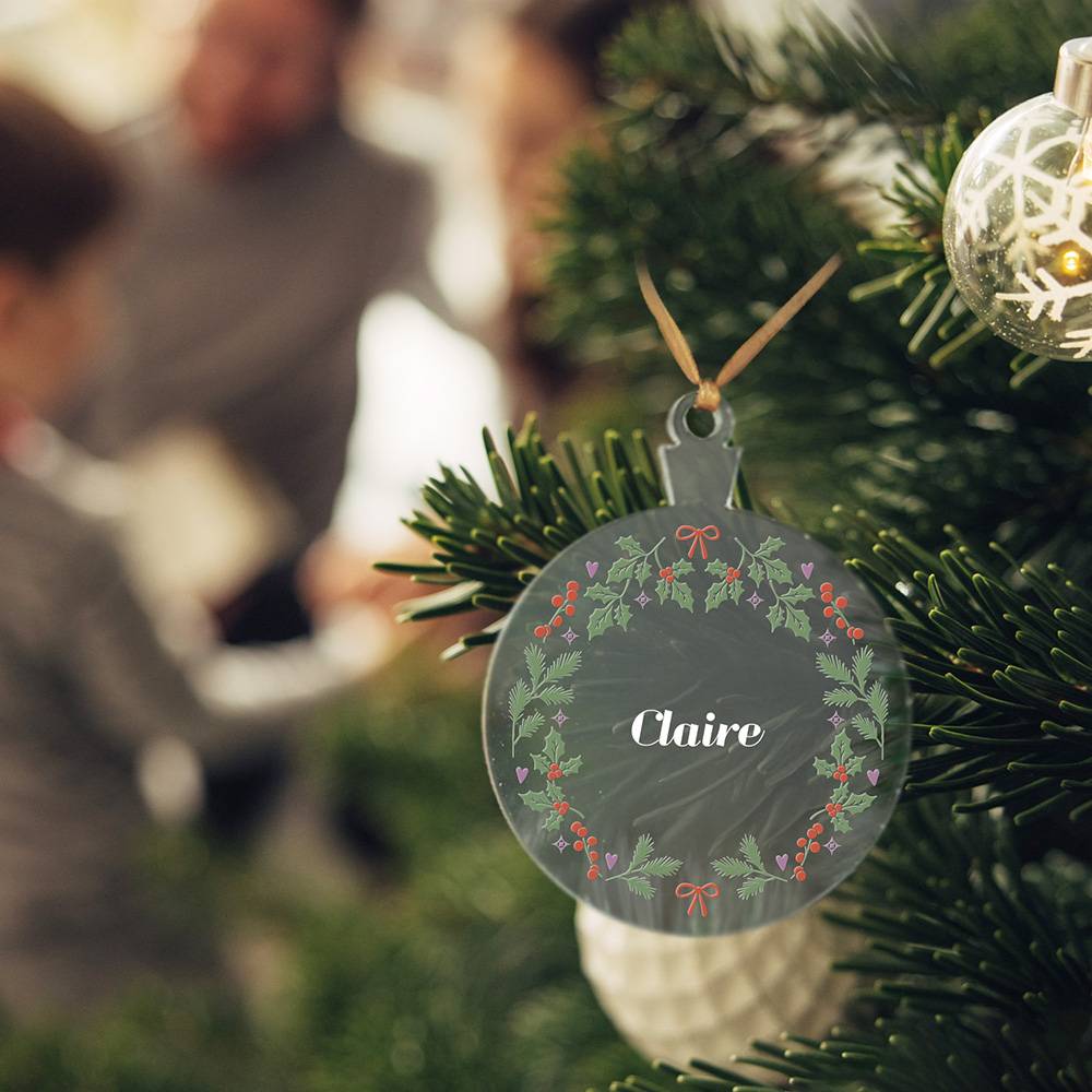 Personalisiertes Weihnachtsornament-2 Personalisiertes Weihnachtsornament-2 Produktfoto