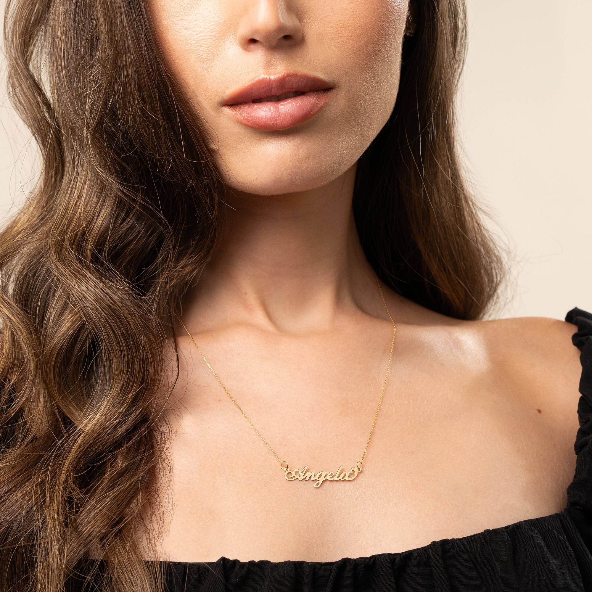 Carrie Namenskette - 417er Gelbgold-5 Produktfoto