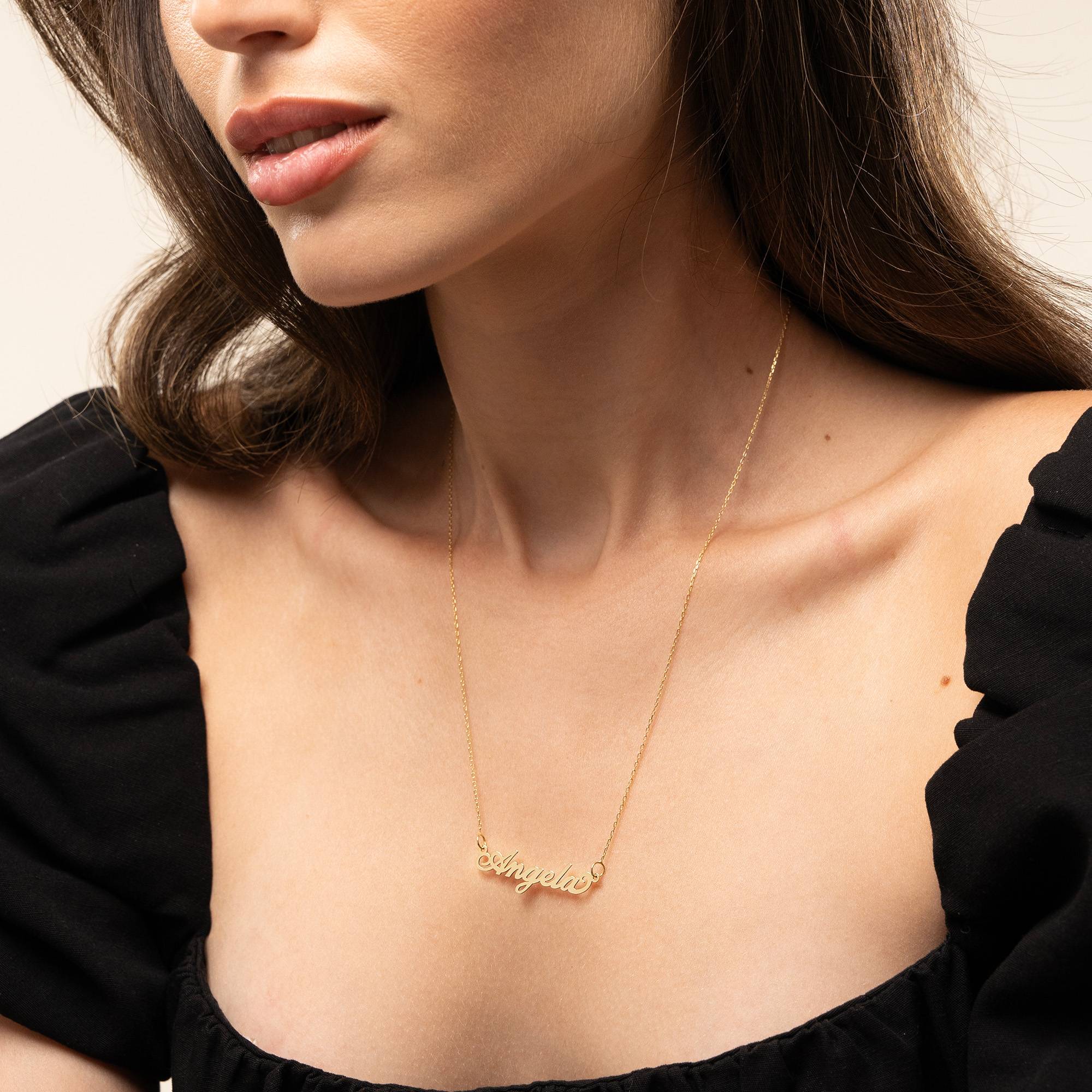Carrie Namenskette - 417er Gelbgold-3 Produktfoto