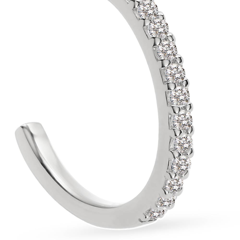 Phoebe Huggie-Ohrringe - 925er Sterlingsilber-2 Produktfoto