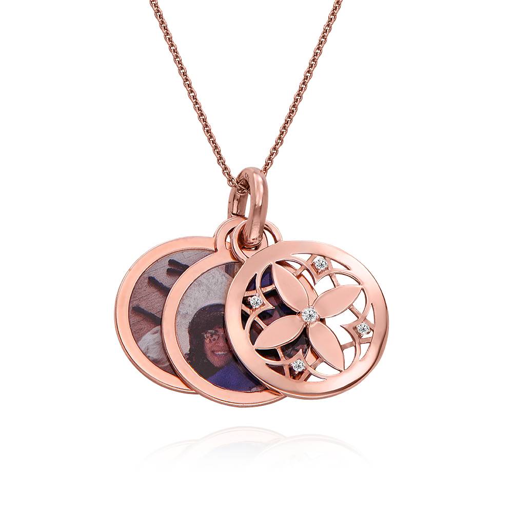Für Immer Foto-Anhänger - rosévergoldetes Sterlingsilber-2 Für Immer Foto-Anhänger - rosévergoldetes Sterlingsilber-2 Produktfoto